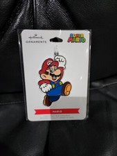 NEW Hallmark 2021 Metal Christmas Ornament - SUPER MARIO Xmas Ornaments 