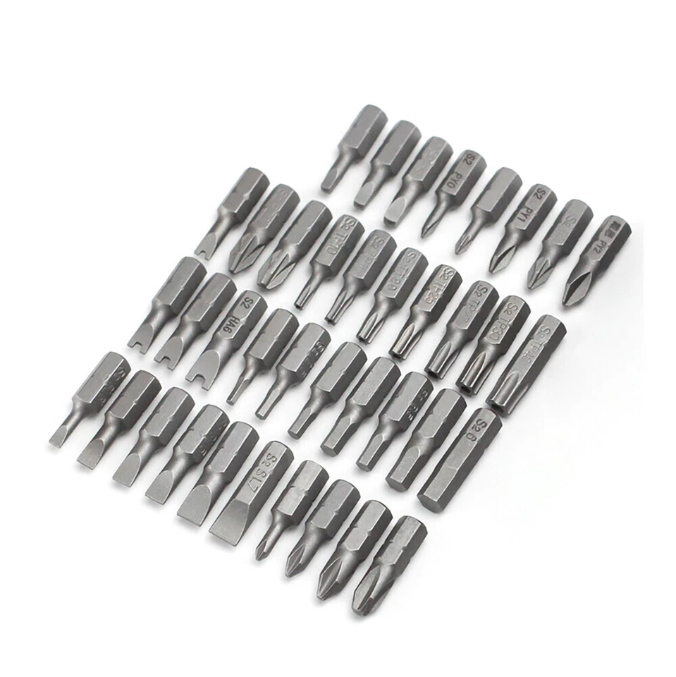 Mini Screwdriver Bit 1/4" Impact Drill Driver Hex Phillips Slotted Torx Magnetic - Image 2 of 4