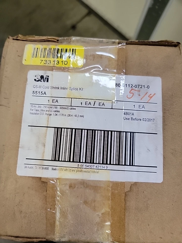 3M 5515A NOS.  UNOPENED Expired Still Can Use - Image 2 of 3