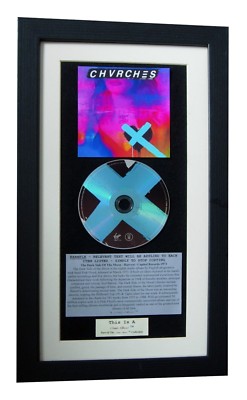 CHVRCHES Love Is Dead+Get Out CLASSIC CD Album QUALITY FRAMED+FAST GLOBAL SHIP