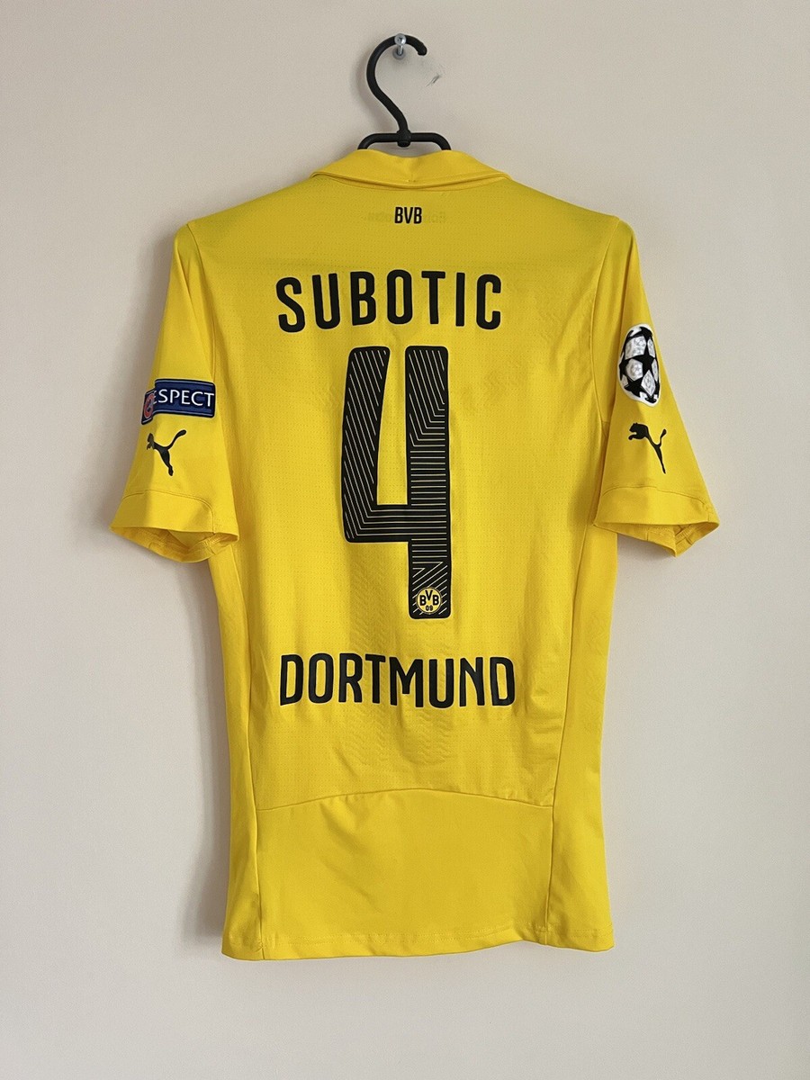 Borussia Dortmund 2014/15 SUBOTIC MATCH WORN/PREPARED Champions League  Jersey L