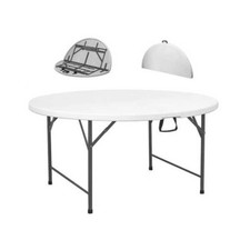 TAVOLO ROTONDO DIAM. 180 CM PIEGHEVOLE R PER CATERING MATRIMONIO RICEVIMENTO