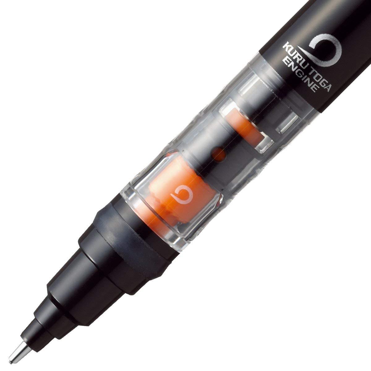 Uni Mechanical Pencil Kuru Toga Pipe Slide Model 0.5mm Black