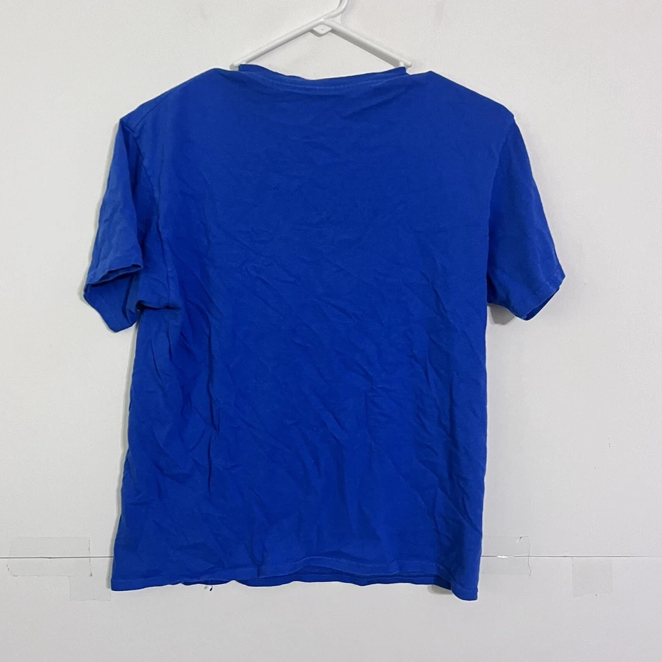 Pokémon Boys Shirt Size L 14-16 Blue Pikachu Squirtle Short Sleeve Indigo League - Image 4 of 4