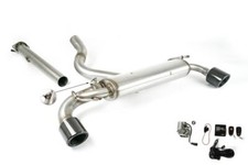 Ulter Duplex Klappenauspuff mit Elektronik Toyota Yaris GR je 1x100mm Carbon