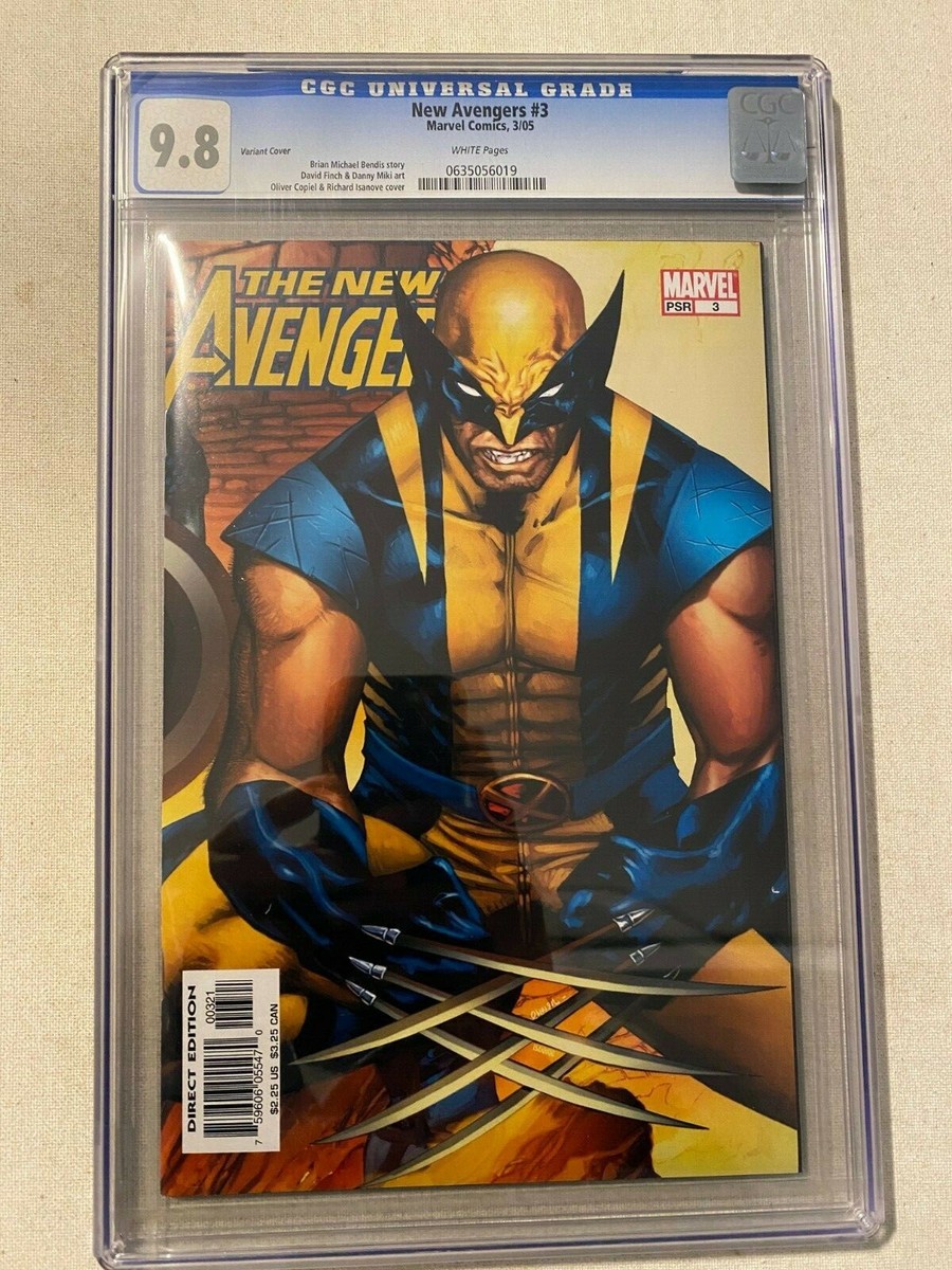 NEW AVENGERS #3 CGC 9.8 WOLVERINE VARIANT COVER | eBay