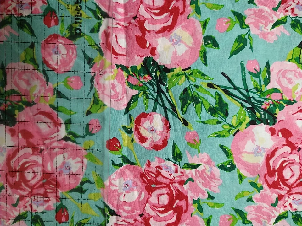 Difícil de Encontrar Riley Blake Berkshire Gardens Floral C6840 por Lila Tuller Tela de Algodón 14" Foto 4 de 4