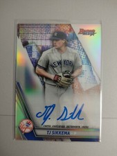 2019 Bowman's Best Best of '19 Autographs Refractors New York Yankees TJ Sikkema