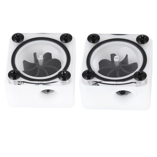 PC Water Cooling 8 Impeller Flow Indicator Meter Two/Three Way G1/4 Thread XX - Afbeelding 8 van 17