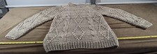 VINTAGE Irish Sweater Cable Knit Fisherman BEAUTIFUL LARGE