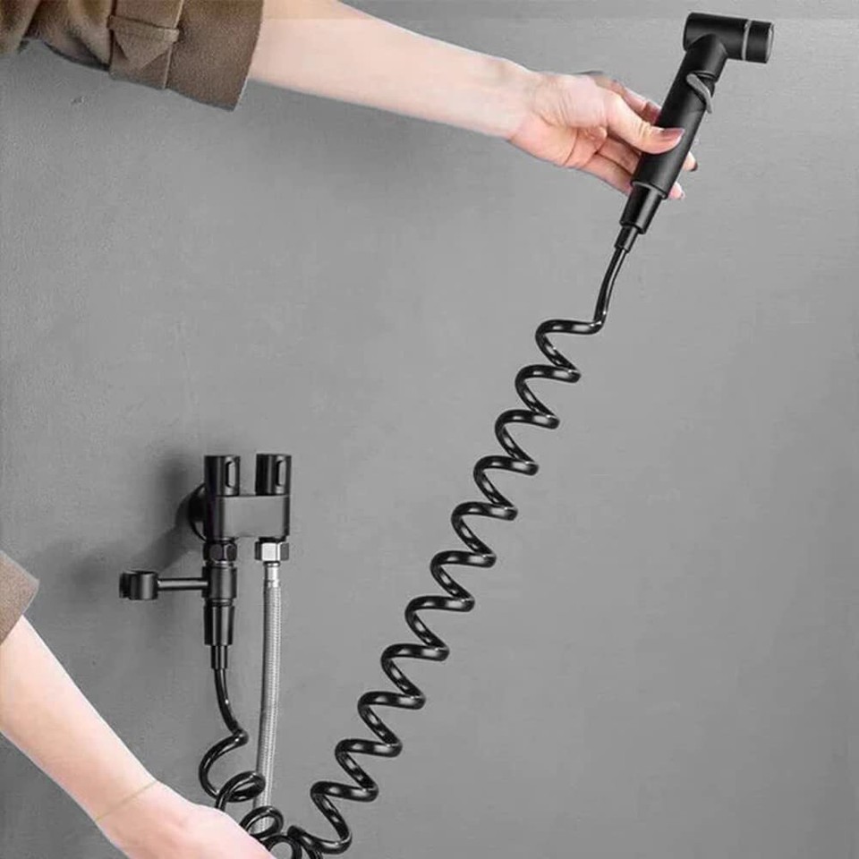 Bathroom Fresh Wall Mounted Faucet Spray Set, Langgi Toilet Companion ...