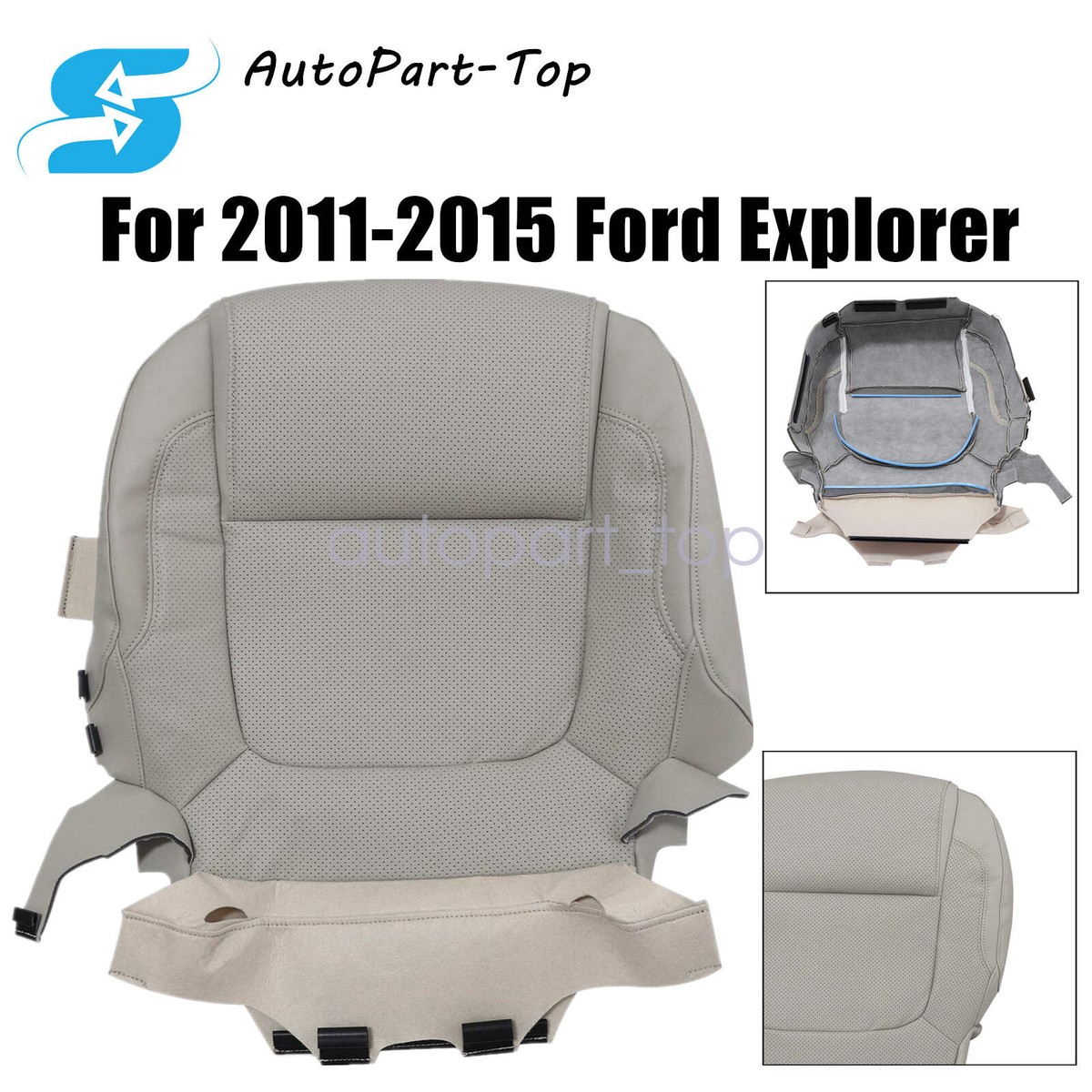 Fit 2011 2012 2013 2014 2015 Ford Explorer Driver Bottom Leather