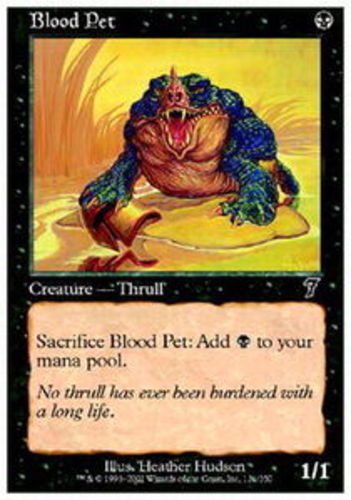 MTG magic cards 1x Blood Pet 7th Edition NM-Mint, English | eBay