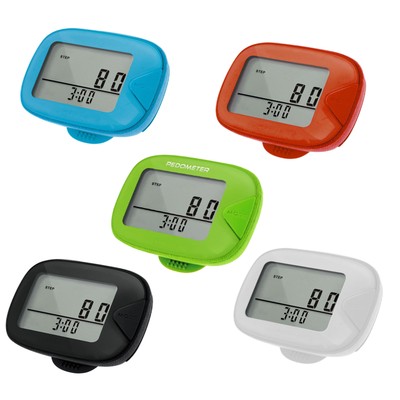 Multifunctional Pedometer with Clip 7 Days Memory, Accurate Step Counter