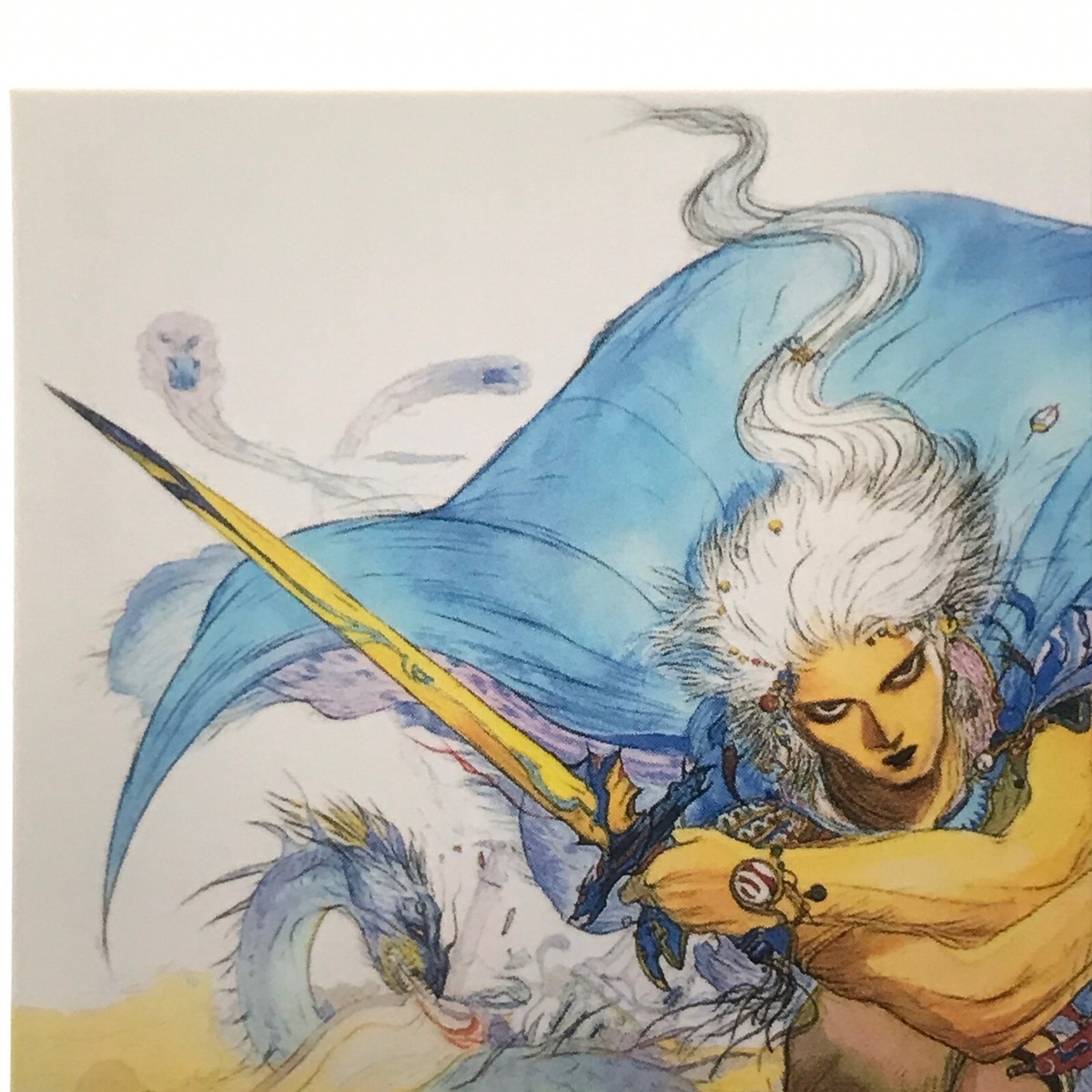 世界の美術 DASHING WORRIER 293 FINAL FANTASY Art Museum Card Yoshitaka