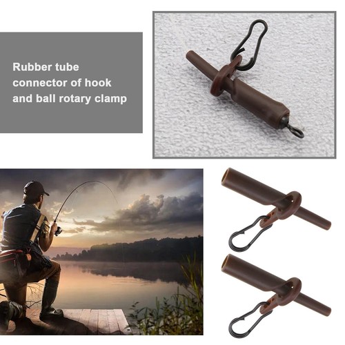 YINETTECH Lot de 80 accessoires de pêche à la carpe - Manchons anti-enchevêtr... - Photo 2/7