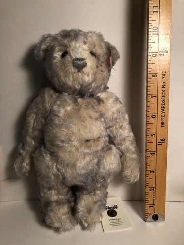 Steiff FLURRIE THE SWAROVSKI TEDDY BEAR 2008 w/ Crystal Ornament & Box & COA - Picture 3 of 10