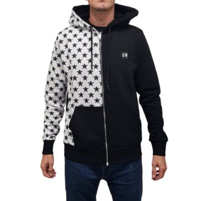 Lab84 Men's Sweatshirt Open Hooded Brushed F22 FLPM0480 Star