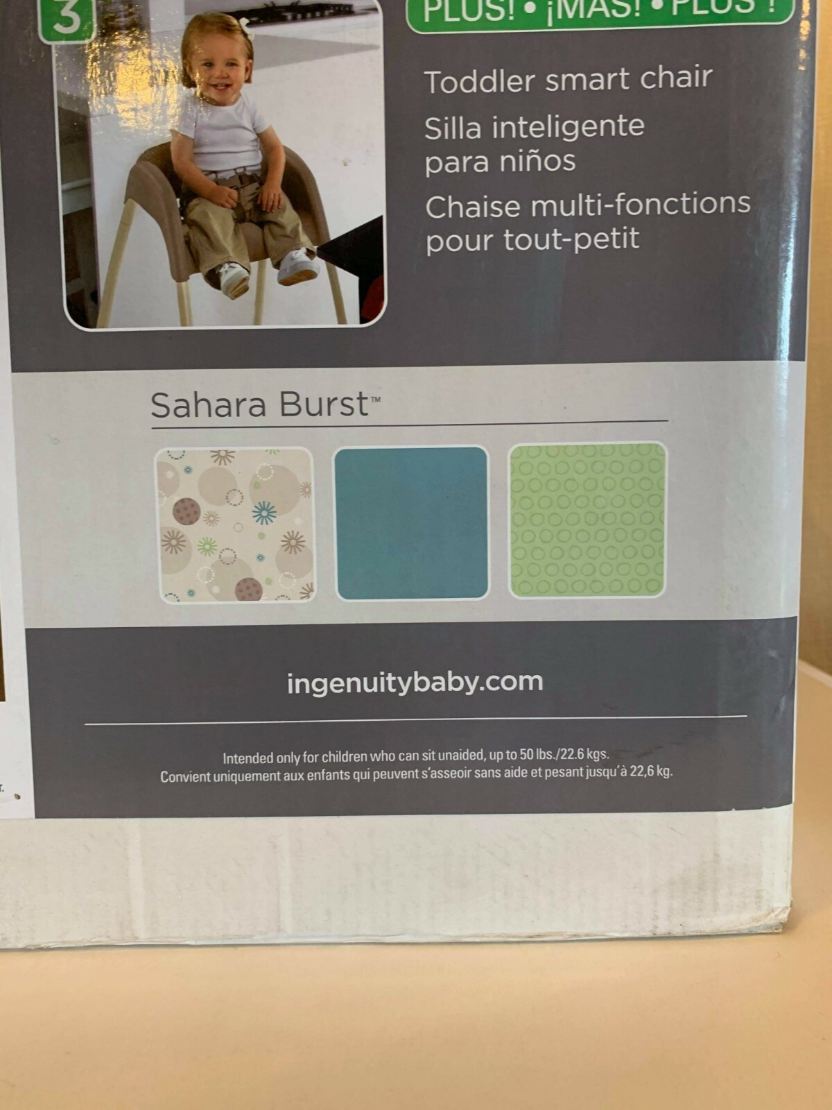 ingenuity trio 3 in 1 deluxe high chair sahara burst