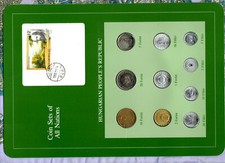 Coin Sets of All Nations Hungary w/card 1984-1990 UNC All Filler 1990 10K Mint