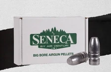 Seneca Big Bore Airgun Pellets .357 Cal 190 Gr PCP - 50 Count Flat Point - NEW