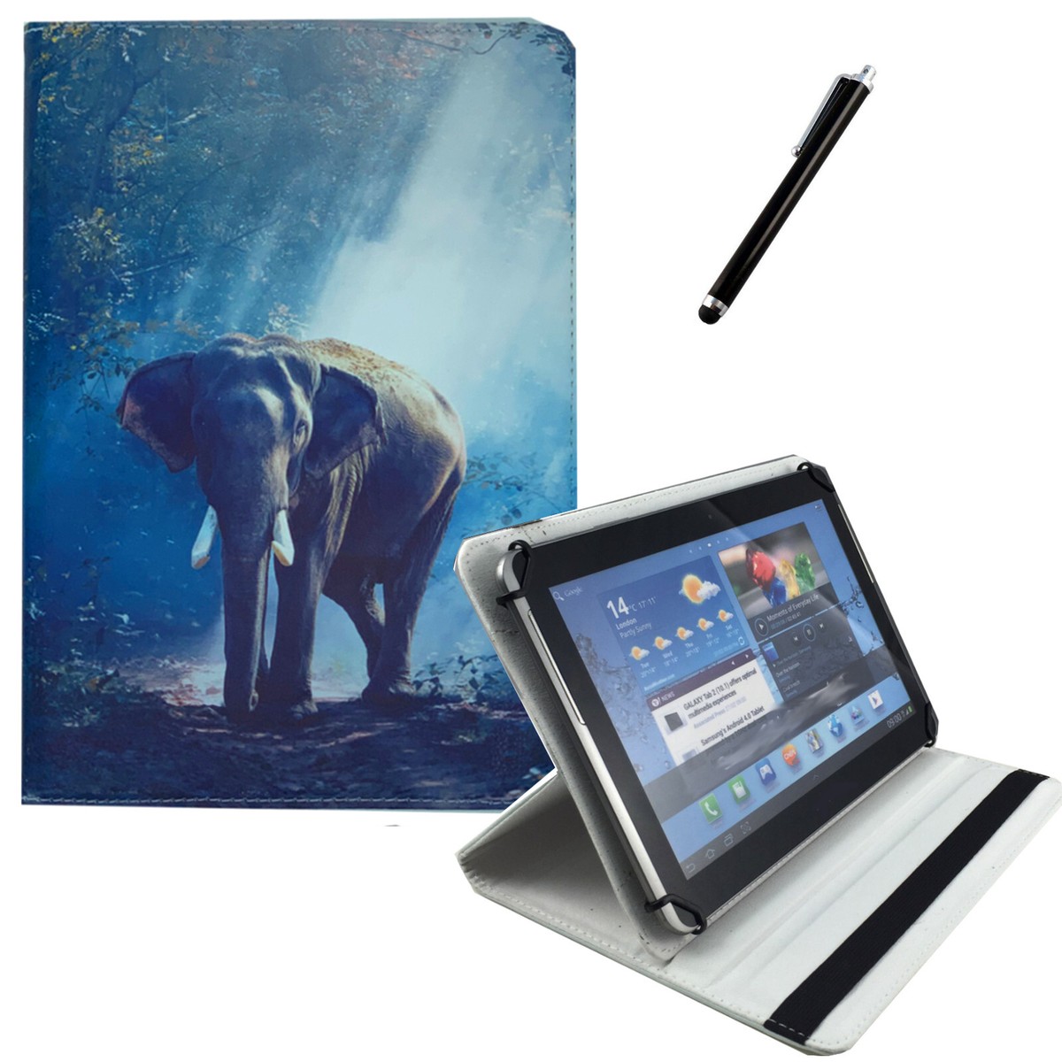 Custodia per Blackview tab 90 Wifi - Slim Sottile Leggera in PU Pelle Folio Cover Protettiva Case per Blackview tab 90 Wifi 11 (Nero
