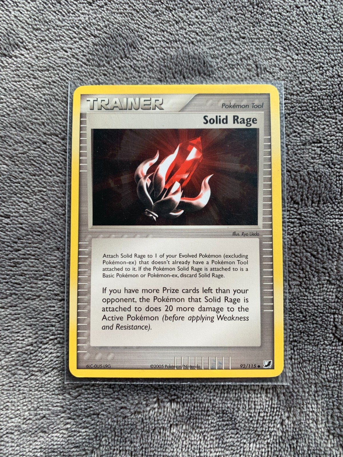 2005 Pokemon TCG - Solid Rage 92/115 Uncommon Trainer - EX Unseen Forces