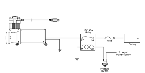 Interruptor de presión del tanque del compresor de aire 110 psi encendido 145 psi suspensión de aire apagado 1/8NPT - Imagen 3 de 4