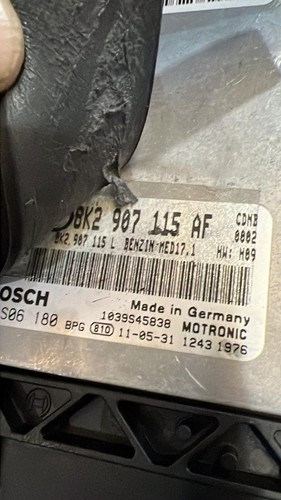 Audi A5 2.0 TFSI CDNB Motorsteuergerät ECU 8K2907115AF / 0261S06180 Bj 2011 - Bild 7 von 8