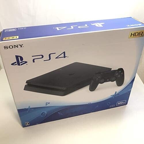 Sony PlayStation 4 PS4 Slim CUH-2200AB01 Black Game Console Full