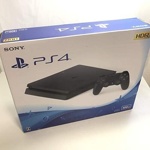 Sony PlayStation 4 PS4 Slim CUH-2200AB01 Black Game Console Full Box Tested F/S