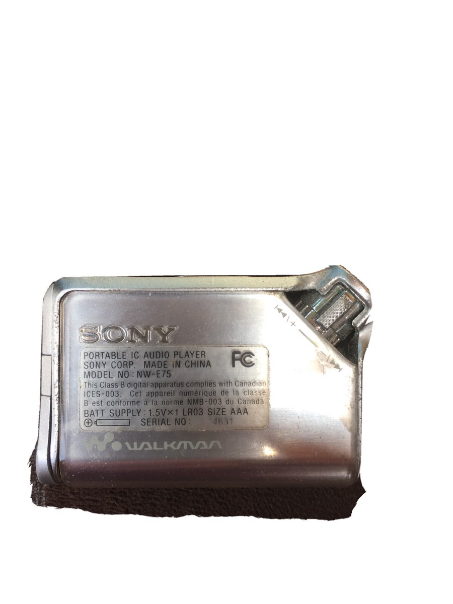 SONY NW-E75 Network Walkman™ Digital Music Player , AS-IS | eBay