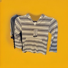 Tommy Bahama boys' striped hoodie with a front pocket