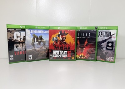 Microsoft Xbox One - Series Video Game Lot Used RDR 2 Generation Zero Aliens