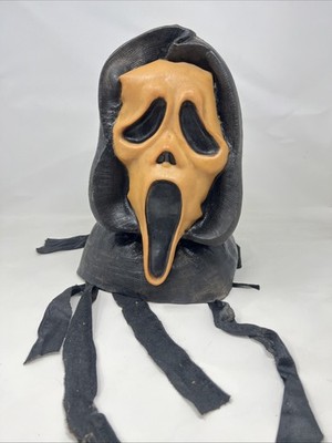 RARE VINTAGE HALLOWEEN EASTER FUN WORLD SCREAM GHOSTFACE LATEX BUST HEAD