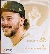 Paul Skenes Gold CY Young Bobblehead Pirates STH Season Ticket Brand New