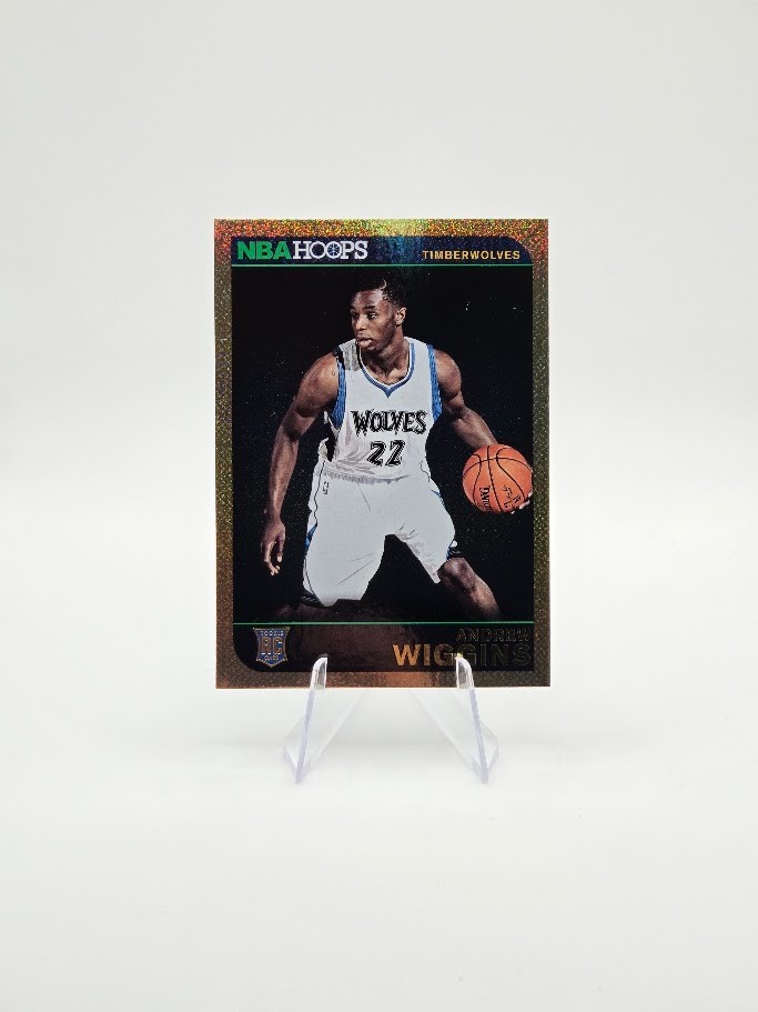 Andrew Wiggins 2014-15 Panini NBA Hoops RC Gold SP #261 Timberwolves