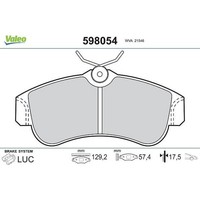 Valeo 598054 Bremsbelagsatz