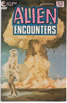 ECLIPSE Horror : Alien Encounters #8 (Mick Austin) Marilyn Monroe Cover (Yeates)