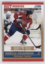 2010-11 Score Rookies & Traded Gold Marcus Johansson #641 0a4