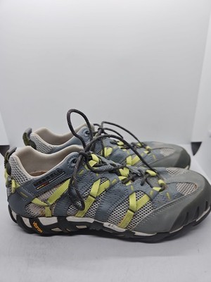 Merrell Waterproof Ultra-Sport Performance Hiking Active Shoes 81/2 Grey Lime