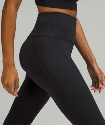 🍋 NWT Lululemon Wunder Train High-Rise Crop with Pockets 23