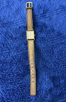 Vintage Pulsar Gold-Tone Tank Watch - V252-5010