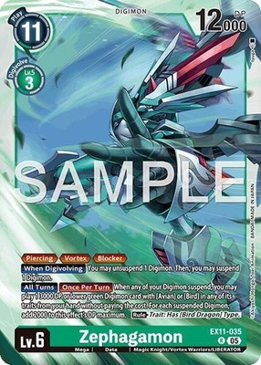 Zephagamon Rare Dawn of Liberator EX11-035 R NM