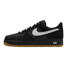 Nike Air Force 1 '07 LV8 Men's Shoes Black/Gum Light Brown/White 
