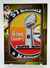 Terry Bradshaw 2025 Panini Silhouette Jumbo Patch Super Bowl Champs Steelers **