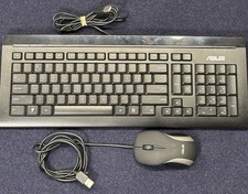 ASUS Wired USB Gaming Slim Keyboard and Mouse Bundle KB34211  N136