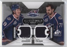 2015 SP Game-Used All-Star Skills Fabrics Duals Nick Foligno Ryan Johansen 0a4