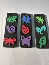 Set Of  Simply Stamps  Nature. Flower  Bugs. Garden Critters. 9 Stamps Total 