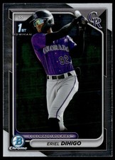 ERIEL DIHIGO 2024 BOWMAN CHROME PROSPECTS RC COLORADO ROCKIES #BCP-230 1ST